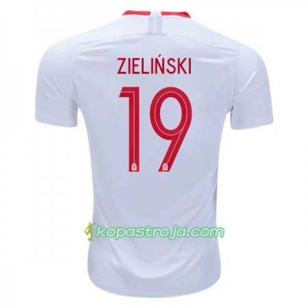 Billiga Fotbollströjor Polen Piotr Zielinski 19 VM 2018 Hemma tröja